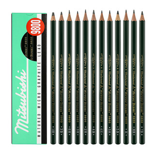 9800 素描绘图六角杆铅笔 12支装