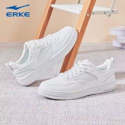 百亿补贴erke鸿星尔克2024夏季新款百搭网面透气厚底小白鞋轻便休闲男