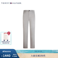 TOMMY HILFIGER24早秋男装斜纹半松紧轻薄宽松防晒休闲裤MW0MW36252 灰色PR2 29