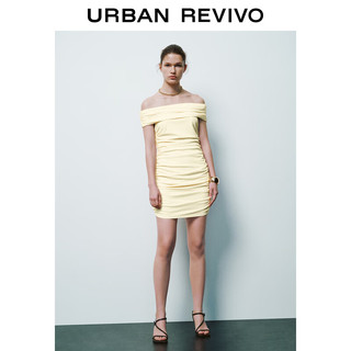 URBAN REVIVO 女士连衣裙 UWG740129 米白 L