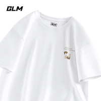 GLM 森马集团品牌纯棉短袖T恤男夏季潮流百搭半袖学生简约潮流衣服