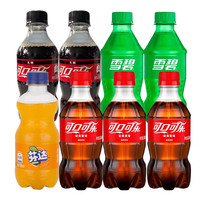 Coca-Cola 可口可乐 雪碧零度可乐芬达混合组合装 夏日饮品 可乐3+雪碧2+芬达1+无糖可乐2