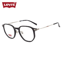 李维斯（Levi's）近视眼镜框架LV7146/807+蔡司泽锐1.60防蓝光PLUS镜片 807黑色