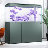 SUNSUN 森森 鱼缸水族箱生态玻璃鱼缸家用