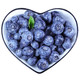 巧鲜惠 新鲜蓝莓 12盒装 125克/盒 净重3斤大果16-20mm