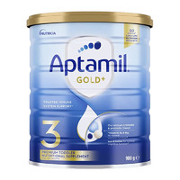 Aptamil 爱他美 金装澳洲版DHA婴幼儿配方牛奶粉新西兰原装进口 3段 3罐