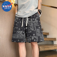 NASA RHUDE大码美式花裤衩速干工装沙滩短裤男夏季