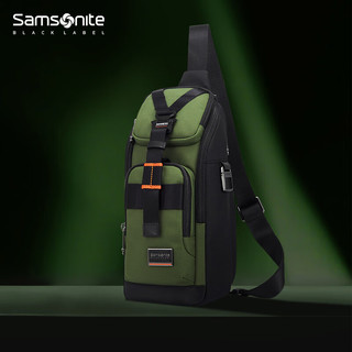 Samsonite 新秀丽 龙年新款单肩包斜挎包 运动便捷拿取 短途出行差旅 HO0*14020 暗绿色