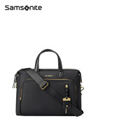 Samsonite 新秀丽 2024龙年手提包公文包 精致气质女包 时尚高级通勤旅行包 TL3 黑色