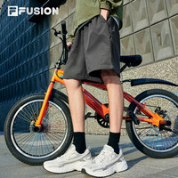 FILA FUSION斐乐潮牌五分裤2024夏季休闲宽松户外短裤女