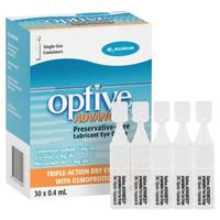 Optive 三重润滑滴眼液 0.4ml 30瓶 无防腐剂