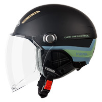 YEMA 野马 3C认证359S电动摩托车头盔男女夏季轻便式半盔电瓶车安全帽