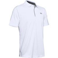 移动专享：Under Armour 安德玛 Tech系列 男士高尔夫运动Polo衫 白色 (100)/石墨色