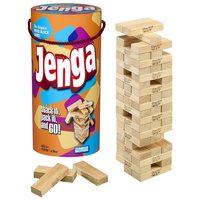 移動專享：Hasbro Jenga Game 木質積木 堆疊塔 6歲及以上兒童游戲