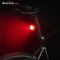 迈极炫自行车尾灯刹车感应智能光感夜骑尾灯警示灯公路山地RN120 黑色