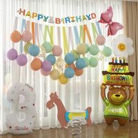 尋年味 周歲生日氣球裝飾場景布置兒童寶寶派對男女孩國風新潮氣球