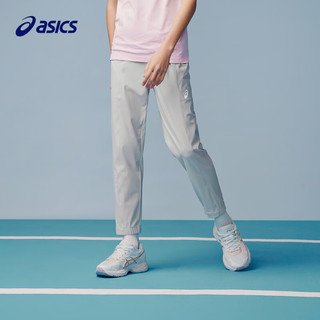 亚瑟士（asics）童装2024年夏季运动裤儿童假两件裤子332241084011 1120浅灰色