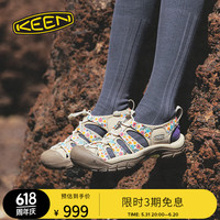 keen NEWPORT RETRO 女子户外清凉出行涉水溯溪鞋【亲子鞋】 多色组合/游猎黄-1028878 38