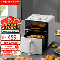 摩飞 电器（Morphyrichards）家用4L可视炉灯蒸汽嫩烤一体空气炸烤箱 MR8101 椰奶白