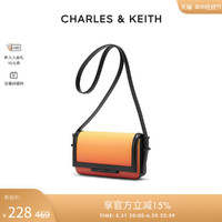 CHARLES & KEITH CHARLES＆KEITH休闲女包潮酷CK2-80270956纯色单肩斜挎小方包