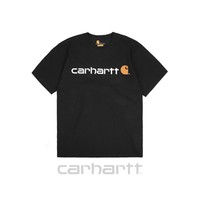 carhartt 韩国直邮Carhartt T恤 [Carhartt] 心形 短袖T恤 K195 大商标 黑