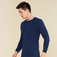【升级云绒棉100%纯棉】男士纯棉圆领秋衣男士保暖内衣上衣