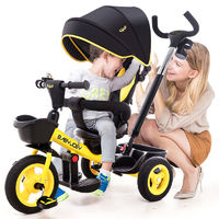 Babyjoey 新款Babyjoey兒童三輪車腳踏車寶寶1-5歲嬰兒坐躺多功能雙向推車