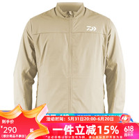 达亿瓦（DAIWA） 22 DE-6022CS 速干轻便外套长袖防晒服户外休闲运动 卡其色 2XL