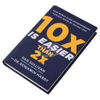 10倍增長比兩倍更容易 10倍成長思維 英文原版 10x Is Easier Than 2x Dan Sullivan 自我提升書籍