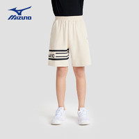 美津浓（MIZUNO）Mizuno儿童短裤2024夏季男中大童裤子宽松时尚透气运动 黑色  120cm(120cm) (身高115cm-1