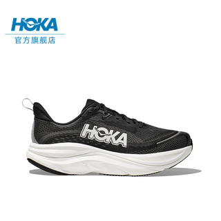 HOKA ONE ONEHOKA ONE ONE男女款夏季SKYFLOW 公路跑步鞋 黑色/白色-男 42.5