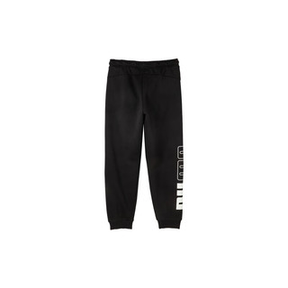 彪马（PUMA） 儿童男童运动休闲加绒长裤 POWER SWEATPANTS 676347 黑色-01 140