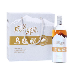 88vip乌毡帽冻藏冰雕清爽型半干黄酒9度480ml