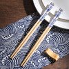 88VIP：Maryya 美丽雅 一次性碳化筷天然毛竹筷50双印花加长竹木筷楠竹筷独立包装