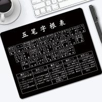 PENGXUN 朋訊 五筆字根表鼠標墊口訣鍵盤圖 黑色