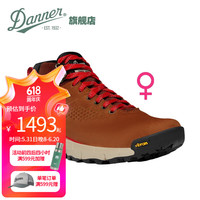 DANNER 户外休闲运动Trail 2650 Mid GTX女款中帮徒步登山鞋V底防滑防水 61250棕红 女M版 38.5