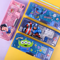 Disney 迪士尼 冰雪奇缘流沙文具盒儿童小学生铅笔盒2024年一年级艾莎笔袋