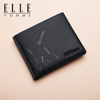 ELLE HOMME 法国品牌男士钱包8601502-1短款/高档橙色皮盒