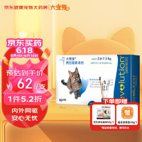 REVOLUTION 大寵愛 貓咪專用 內外驅蟲滴劑 2.6-7.5kg 0.75ml