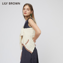 Lily Brown 莉莉 布朗 春夏  气质修身圆领针织开衫2件套LWND211146