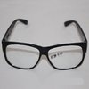 定制适用平光电焊护目镜透明防护眼镜防尘防飞溅工业劳保打磨玻璃 黑色镜片