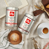 88VIP：illy 意利 意大利illy咖啡豆浓缩意式拼配250g罐阿拉比卡中度烘焙
