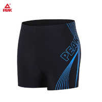 PEAK 匹克 泳裤男平角 黑兰色 XL(高170-175CM重65-70KG)