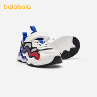 88VIP：巴拉巴拉 童鞋儿童运动鞋透气男童女童鞋子2024夏季网面慢跑鞋撞色