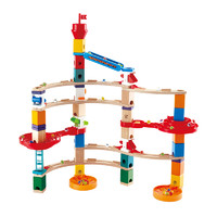 Hape 夸得瑞拉变轨螺旋套4岁+儿童益智玩具滚珠积木拼搭建楼梯木质