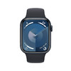 Apple 苹果 Watch Series 9 智能手表GPS+蜂窝款45毫米午夜色铝金属表壳午夜色运动型表带S/M MRP53CH/A