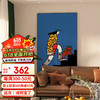 FACAI 法彩 天天向上|当代韩国艺术家大幅客厅装饰画趣味波普风线条竖版挂画