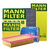 曼牌滤清器 曼牌（MANNFILTER）滤清器套装 空气滤空调滤机油滤适用雪铁龙C5 3.0L
