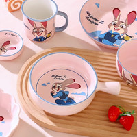WAFROG STUDIO 米奇烤碗陶瓷带手柄烤箱专用 兔子朱迪-手柄碗