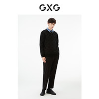 GXG 男装 商场同款黑色裤（长裤） 22年秋季新品极简未来系列